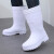 德国品质EVA泡沫白色水靴超轻防滑防水耐磨高筒棉雨靴男女厂水鞋轻便水靴 EVA泡沫靴单白色 39码