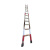 晟泰邦STB AF-10005红白竹梯  含梯套 喷红白荧光漆(单位：套)-5米 13级