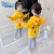迪士尼（Disney）童装女童2024套装新款春秋装儿童中大童韩版运动休闲洋气两件套潮 皮卡丘套装黄色 110码建议身高100CM