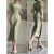 朵莉恩改良版旗袍中国风2024新款送考改良民国风大小姐夏季日常穿气质端 绿色 S