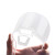 劳保佳透明塑料口罩 卫生防飞沫口水 微笑口罩 100只装