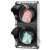 博雷奇红绿灯交通信号灯交通信号灯路障闪灯交通灯控制器 3灯 400直径红圆/黄圆含/绿圆