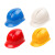 工臣牌 安全帽 工地国标加厚透气abs头盔建筑工程施工印字logo 1顶 白色WTQ三筋升级加厚款