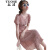 拓涩（TUOSE）连衣裙香港潮牌2021夏季新款女雪纺碎花裙子收腰显瘦气质小众显高连衣裙 粉红色 XS