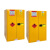 鑫磐基 防爆柜化学品安全柜 危化品储存柜 90加仑黄色 双人双锁证书齐全