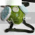 鹿色301-XK型自吸式防尘口罩防颗粒物面具可配滤纸唐丰 唐丰双罐防毒面罩