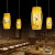 鸿松新中式吊灯禅意茶室餐厅艺术吧台创意中国风装饰灯日式餐 I款50cm