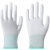 浸塑胶涂指涂掌尼龙手套劳保工作耐磨防滑干活打包薄款胶皮手套 蓝色涂掌手套(60双) S