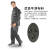 卓迪旭 ZDX-YFT03黑色牛津布分体雨衣套装，反光条巡逻防暴雨户外雨衣 XL