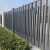 小区锌钢围墙护栏学校厂区铁艺防护栏杆氟碳漆工艺别墅围墙护栏 深棕色款式二