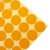 海斯迪克 HKW-259 彩色不干胶圆点标签贴纸 25mm橙色（600贴）