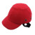 安全帽防撞机械劳保防护轻便型帽子棒球帽工厂车间鸭舌布四季透气 4孔红色
