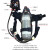海斯迪克 正压式空气呼吸器 自给式呼吸气瓶消防救生呼吸器 6.8L背板发射(3C) HKA-42