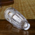 高斯（Glass）进口捷克水晶花瓶玻璃插花 透明 250mm