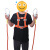 吉斯迈瑞 安全带 安全绳高空作业绳 高空作业安全带 电工保险带 3米半身双大钩