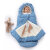 迪士尼宝宝睡袋冬季加厚保暖新生儿外出包被防踢被婴儿车通用爱婴居抱被 星星蓝大号(3-24个月)