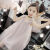 迪士尼（Disney）女童洋气连衣裙儿童夏天网红韩版裙子小仙女时髦衣服背心裙吊带裙 白色 110cm