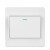 开关插座面板 86型墙壁暗装电源 NEW7i 白色定制起订量2 一开单开单控