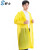 舒士 S37 一次性连体连帽雨衣雨披 加厚EVA户外成人便携式雨衣松紧 黄色