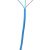 银顺 矿用安标蓝色通讯电缆 MHYVRP电缆 3X2X0.75平方传输信号电缆 一米价（100米起订）