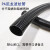 PA塑料波纹管软管电线电缆PP阻燃防水尼龙穿线管PE螺纹管开口套管 PA尼龙-AD42.5(内径36mm)50米