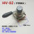 手转阀手板阀旋转阀HV-200D/HV200B气缸控制阀HV02/03/04气动元件 HV-200D+3个10mm气管接头