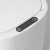 智能垃圾桶自动感应卫生间办公室简约夹缝压圈垃圾分类垃圾桶 12L标配(按键+感应翻盖)白