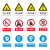 反光警示标识贴定制 安全标识牌小心有电警告PVC贴纸反光膜提示牌 警示标示贴3m定制215×86×40mm