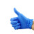 爱马斯APFNCHD一次性手套\丁腈 无粉蓝色指尖麻洁净室实验室化工烘焙加厚型S码100只装