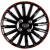 新飞度改装件汽车轮毂盖锋范轮胎钢圈套哥瑞车轮装饰罩轮箍壳15寸 15寸-TT银黑(4只价格)-H80(qnshv) 2代3代4代飞度 锋范 哥瑞15寸-A12