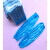 厨房防油污工厂车间防尘PE材质耐用耐磨升级加厚塑料袖套劳保袖套 蓝色100只