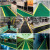  贝傅特 工厂车间防滑垫 2.5mm厚加厚耐磨防滑PVC垫仓库通道地胶垫 黄绿色2米宽