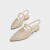CHARLES&KEITH新款CK1-70920144法式尖头平底玛丽珍包头凉鞋 Taupe灰褐色 35