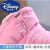 迪士尼（Disney）秋冬婴儿高帮棉鞋软底加厚0-1岁不掉3-6-12个月宝宝加绒保暖 2256-银色 高帮 内长12.5cm