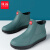 谋福（CNMF）四季男士雨鞋 中筒水鞋防滑耐磨雨靴 （绿色） 39 