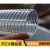 PVC透明钢丝管PVC钢丝管 钢丝输油管 pvc钢丝软管 钢丝塑料管 内60mm*外68mm*1米价