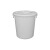 三喜宜欧 塑料带盖储水桶 圆形加厚大水桶 垃圾桶 100L带盖款 蓝白两色可选 2个起购 GY1