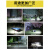 动真格（DongZhenGe）LED强光充电投光灯户外应急灯工地停电照明露营摆地摊手提灯AA 遥控+数显1200W(11-58小时)