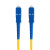 蓝邮 单模单芯光纤测试跳线 广电级/电信级收发器尾纤 SC/UPC-LC/UPC-10M