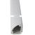 塑料线槽 三角明装PVC线槽阴角直角墙角扇形隐藏电神隐形阻燃塑料 H30白色 1米一根