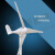 小型风力发电机家用220v风光互补户外水平轴便携式WS-100-400W 100w12v5叶送控制器 带独立杆1.5米