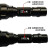 ULtraFire C8强光手电筒充电D高亮远射户外爆闪防水特种兵 10W一电一充套装+五年