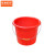 京洲实邦  塑料手提水桶红色大小水桶带盖子B 【10L无盖款】