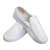 上柯 B3344 PVC底白皮革防静电鞋 无尘洁净电子实验室工作鞋 中巾 中巾34码（220mm)