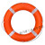 船用CCS认证标准型国标实心塑料救生圈大浮力成人大人儿童2.5 8毫米30米橘色浮绳(无环无钩)