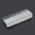 铝制散热器电子路由CPU散热片DIY电源铝板导热条散热块长条银白色 100x25x10mm散热器(1片)