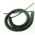 国标2芯3芯弹簧电源线0.5平方伸缩电线 螺旋电缆线10米-15米 黑3芯0.5平方 10米