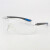 鑫和通 护目镜S300A亚洲超轻款灰蓝镜框透明镜片防刮擦眼镜 300110