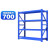 泓瑞沣 物架铁架子 蓝色货架蓝色货架2*0.6*2m300KG/层（件）