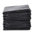 益美得 LJD9128 商用大号垃圾袋物业环卫平口塑料袋 黑色90*100cm（50只2.8丝）